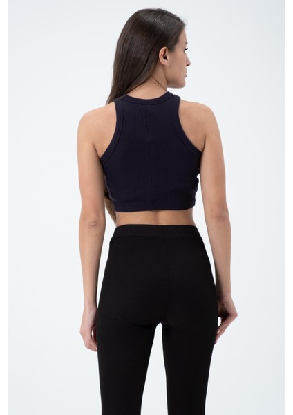 Kadın Kaşkorse Crop Atlet Lacivert fırsatları