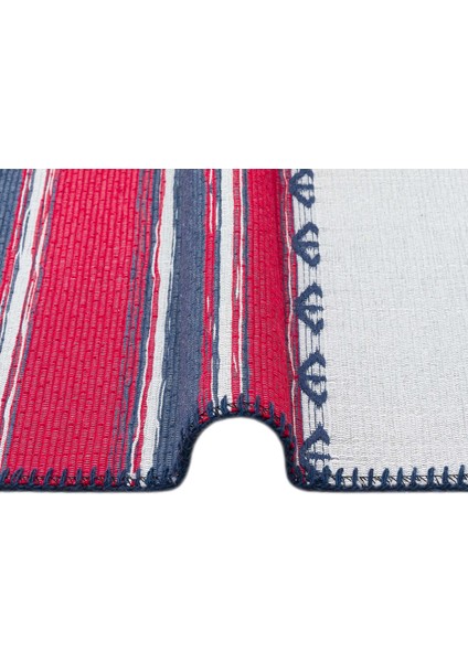 Arya Craft Red Navy Kilim - Kırmızı - 120X180 cm