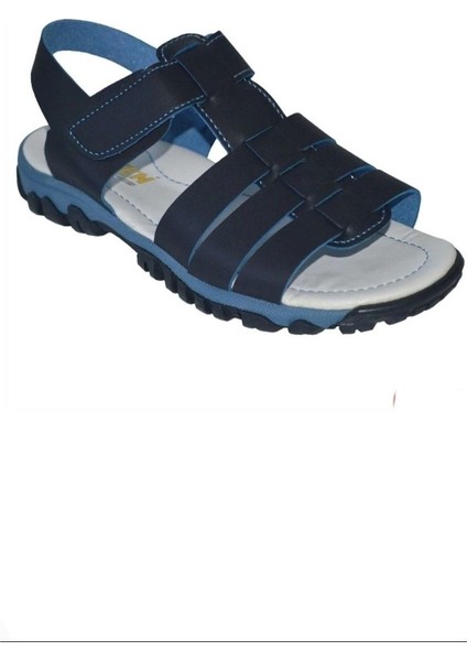 Arzen Tam Ortopedik Erkek Çocuk Sandalet Lacivert