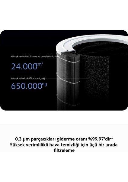 60 M³ Etkili Alan Negatif Hava İyonlaştırma~ Purifier 4 Hava Temizleyici +Luciole Lambader Hediyeli