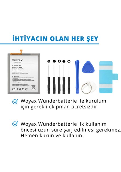 Samsung Galaxy M52 / A23 / A73 / M23 / M53 / 5G Uyumlu Premium Batarya EB-BM526ABS indirimleri