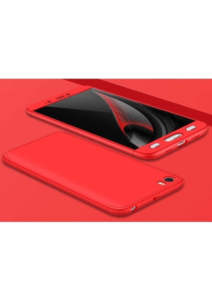 Enci Store Xiaomi Mi 5s Uyumlu Kılıf Ays Kapak, Kırmızı