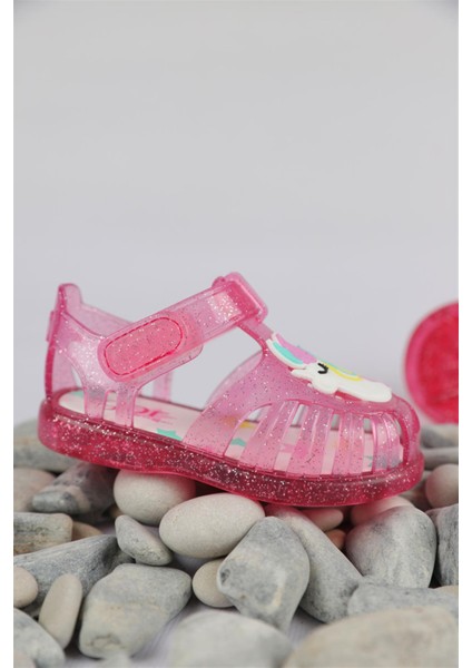 19 - 25 Numara Kız Çocuk Fuşya Igor Tobby Gloss Unicorn Sandalet fiyatları