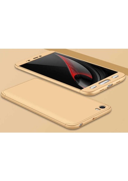 Enci Store Xiaomi Mi 5s Uyumlu Kılıf Ays Kapak, Gold