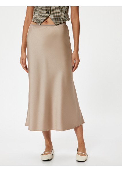 Midi Boy Saten Etek A Kesim modelleri