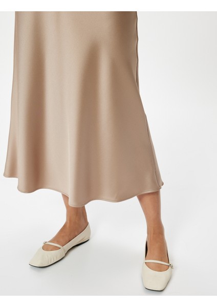 Midi Boy Saten Etek A Kesim indirimleri