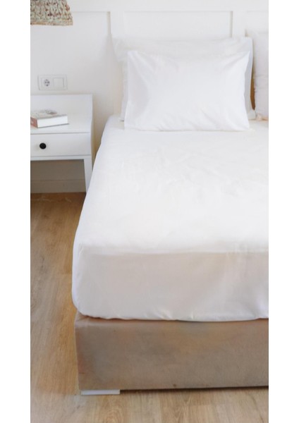 Istanbul Serisi Tek Kişilik 83TEL Pamuk Saten Otel Çarşafı 180*280CM