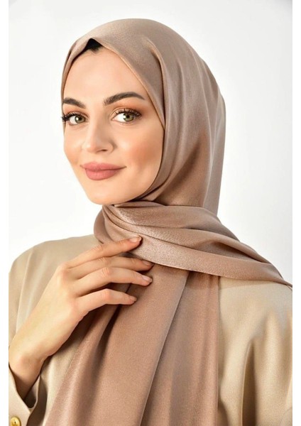 Janjan Trend Parlak Saten Dokulu Abiye Şifon Işıl Şal 185 x 70 SAL2315
