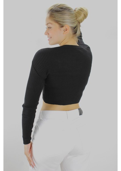 Crop Triko Siyah - 1352.55 modelleri