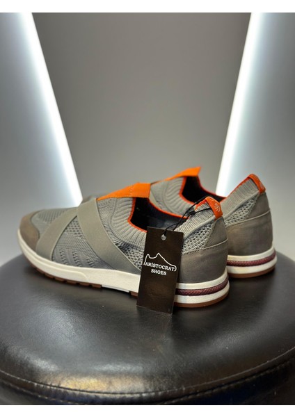 Triko Lastikli Yürüyüş Spor Ayakkabı Gri fırsatları