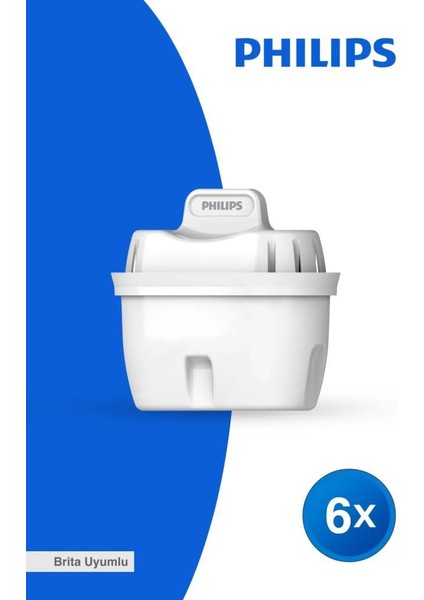 Yedek Su Arıtma Sürahisi Filtresi 6'lı (Brita Uyumlu)
