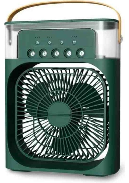 Masaüstü Mini Su Ve Buz Hazneli Buhar Püskürtmeli 3in1 Fan Vantilatör