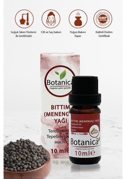 Bıttım Yağı - Pistacia Vera Seed - Güzel Cilt Görünümü Menengiç Yağı Çitlembik Terebinth Oil