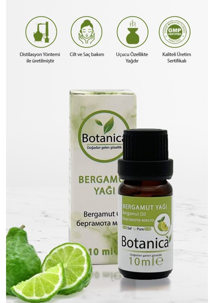 Bergamot Yağı - Citrus Aurantium Bergamia - Sakinleştirme Difüzör Yağı Bergamut Yağı Bakım Yağı