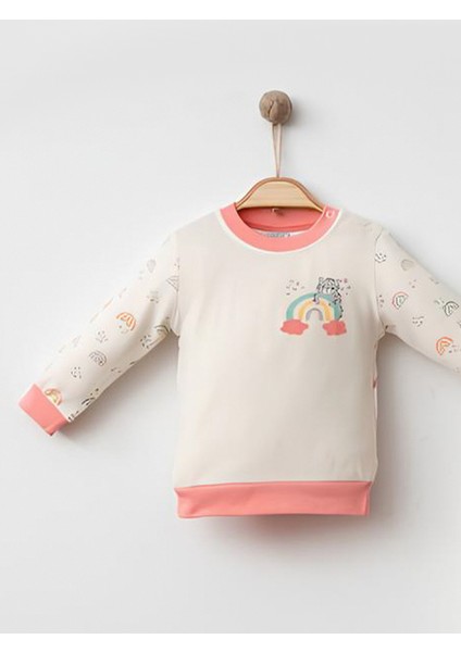 Kız Bebek Pamuklu Badi ve Pantolon Takımı