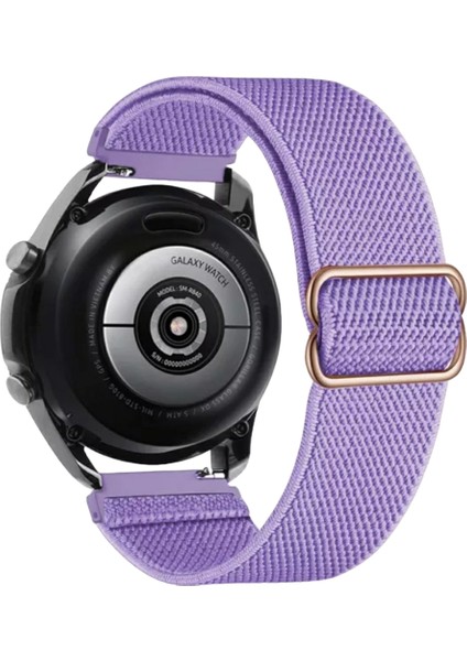 22 mm Universal Örgü Tokalı Bant Kordon Akıllı Pimli Lila