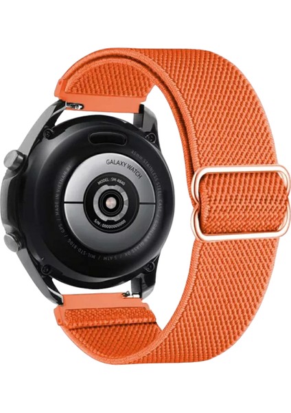 22 mm Universal Örgü Tokalı Bant Kordon Akıllı Pimli Turuncu