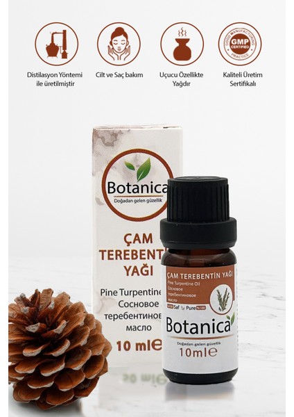 Çam Terebentin Yağı - Terebinthinae - ( Saç ) Aromaterapi Yağları Bakım Yağı