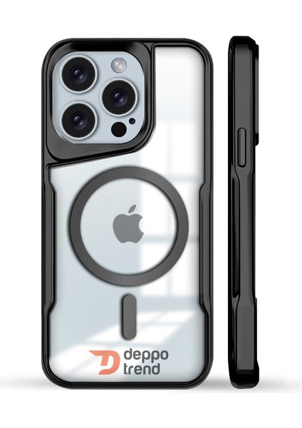 Deppo Trend iPhone 14 Pro Max Uyumlu Kılıf Mat Renkli Magsafe Kamera Çıkıntılı Slim Koruyucu Ince Silikon Kapak