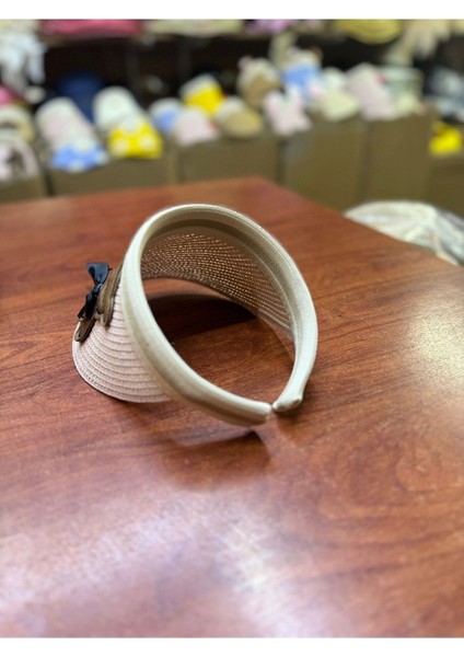 Pembe Hasır Çocuk Güneş Şapkası, Yüksek Koruma, Rahat ve Şık Tasarım modelleri