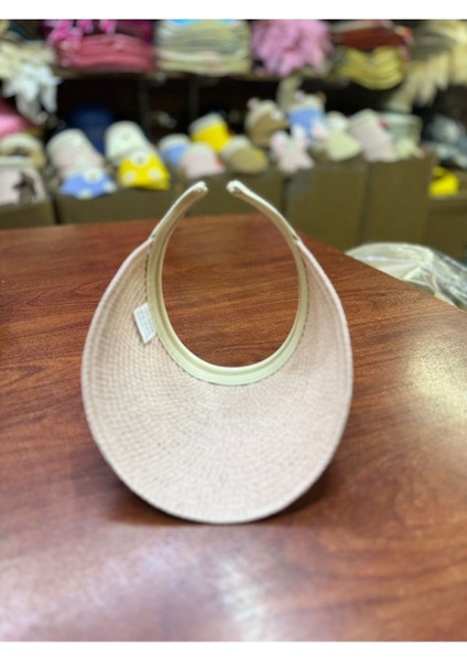 Pembe Hasır Çocuk Güneş Şapkası, Yüksek Koruma, Rahat ve Şık Tasarım fırsatları