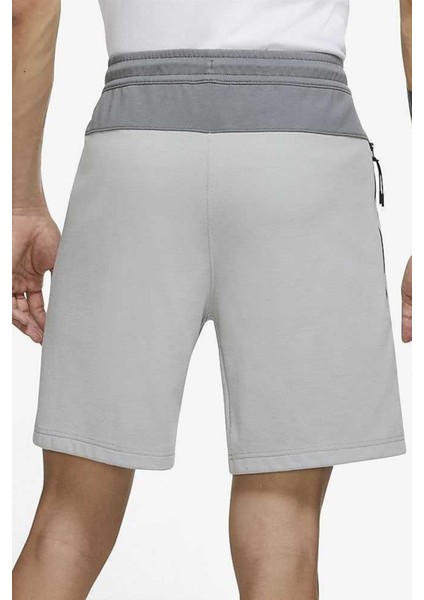Sportswear Tech Shorts Unisex Grey Pamuk Polyester Karışımlı Erkek Şort Gri