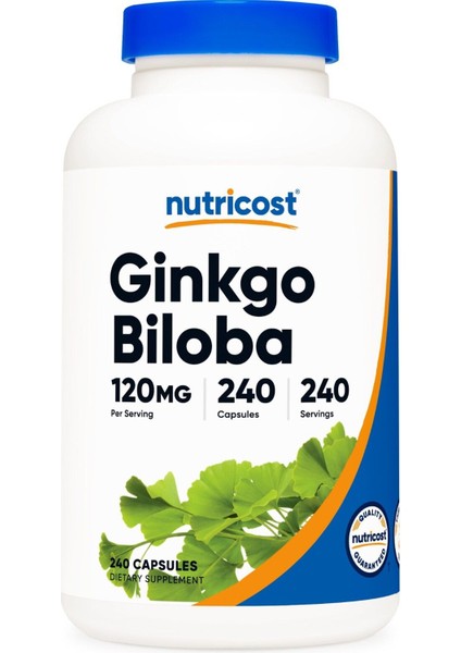 Ginkgo Biloba (Kan Dolaşımı + Hafıza Desteği )120 Mg 240 Capsules