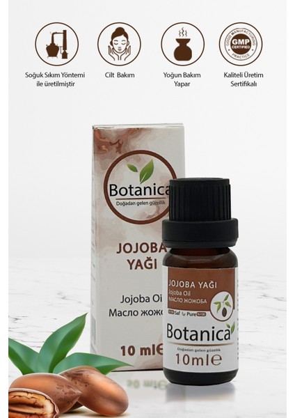 Jojoba Yağı - Simmondsia Chinensis - Cilt Besleme - Nemlendirme Gözenek Açıcı Bakım Yağı