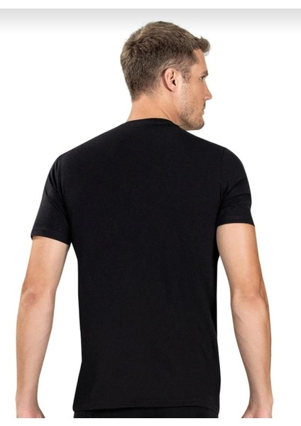 111 Erkek Sıfır Yaka Yarım Kol Fanila Atlet 6 Adet modelleri