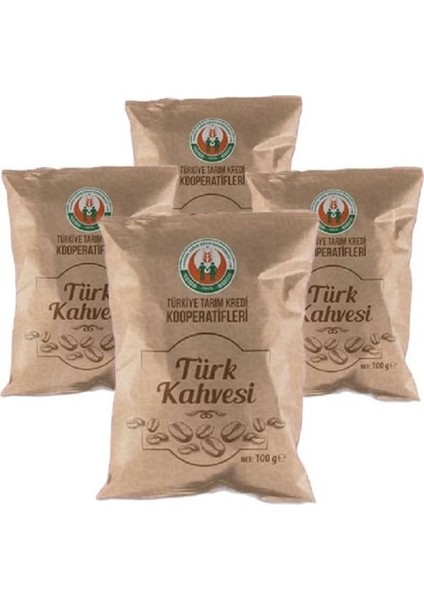 Tarım Kredi Tadına Doyamacağınız Lezzetlitürk Kahvesi Avanatajlı PAKET4*100 gr