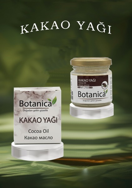 Kakao Yağı - Theobroma Cacao - Nemlendirici - Parlatıcı Cacao Oil Cilt ve Saç Bakım Yağı fiyatları