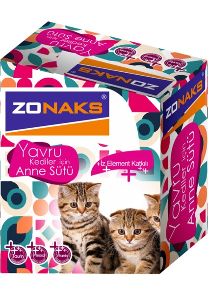 +Iz Element Katkılı Yavru Kediler Için Anne Süt Tozu 14X15G