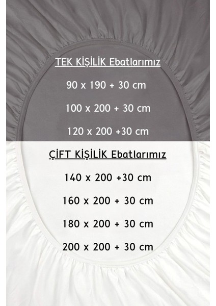 Siyah Renkli Pamuklu Penye Kumaş Fitted Lastikli Çarşaf Tek-Çift-Battal Ebat modelleri