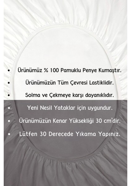 Siyah Renkli Pamuklu Penye Kumaş Fitted Lastikli Çarşaf Tek-Çift-Battal Ebat fırsatları