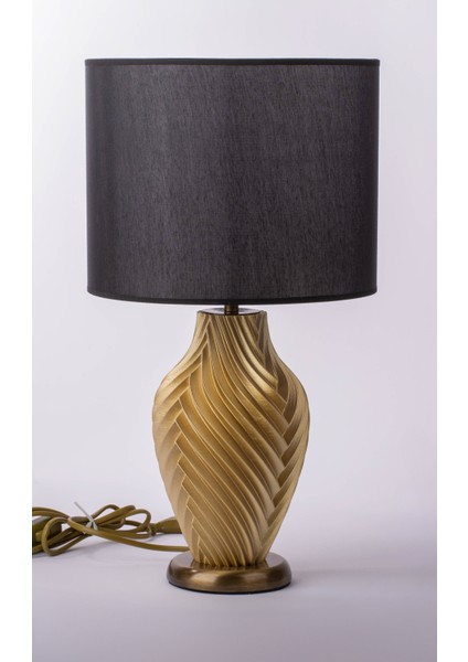 Yaldız Sarı Boyalı Abajur MT-D102-G