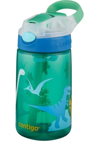 Yeşil Gizmo Flip Jungle Autospout® Matara 420ML Yeşil 0,40 L