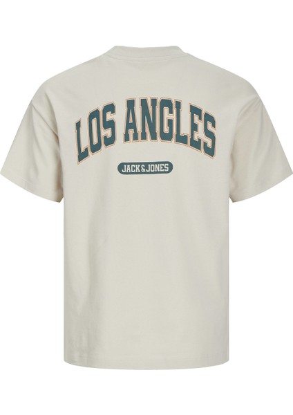 Jjebradley Varsıty Bk Tee Ss Ln Styd Jnr Çocuk Bej Tshirt 12270196-06 fiyatları