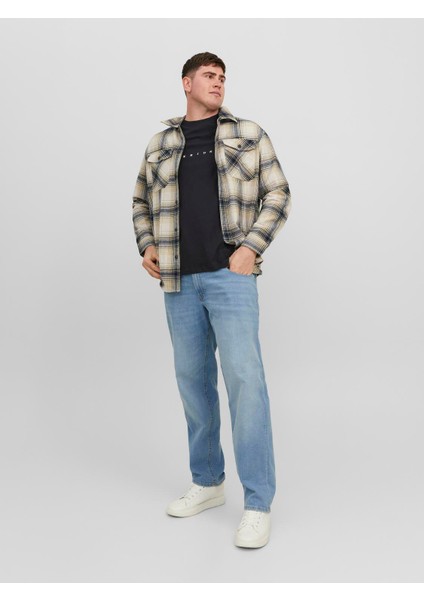 Jjestar Jj Tee Ss Noos Pls Erkek Siyah Büyük Beden Tshirt 12243625-02 modelleri