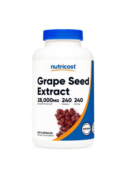 Nutricost, Grape Seed Extract 28000 Mg , 240 Capsul