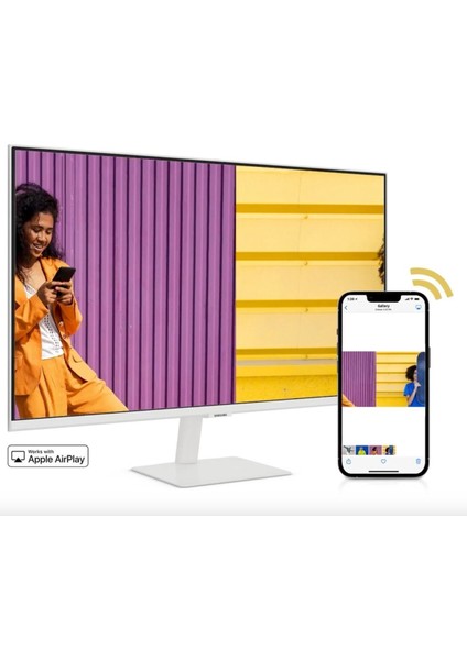 Akıllı Tv-monitör Tizen İşletim Sistemi 80cm Ekran 32" Wi-fi Bağlantı 4ms 60hz 1920 X 1080 Fullhd Smart Slim Monitör Tv