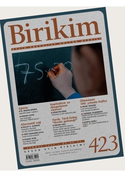 Birikim Dergisi 423. Sayı - Temmuz 2024