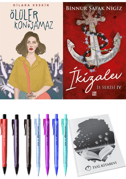 Is Serisi 4 Ikizalev Binnur Şafak Nigiz ve Ephesus Yayınları Ölüler Konuşamaz Dilara Keskin 2li Set