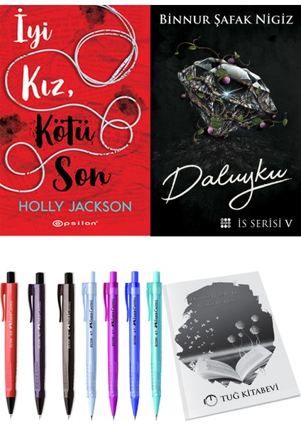 Is Serisi 5 Daluyku Binnur Şafak Nigiz ve Epsilon Yayınevi Iyi Kız Kötü Son Holly Jackson 2li Set