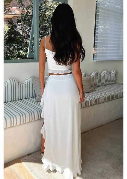 Zıshan Sandy Kumaş Etek Crop Ikili Takım Yazlık Pareo Şık - ANG-005 modelleri