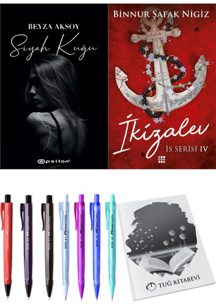 Is Serisi 4 Ikizalev Binnur Şafak Nigiz ve Epsilon Yayınevi Siyah Kuğu Beyza Aksoy 2li Set