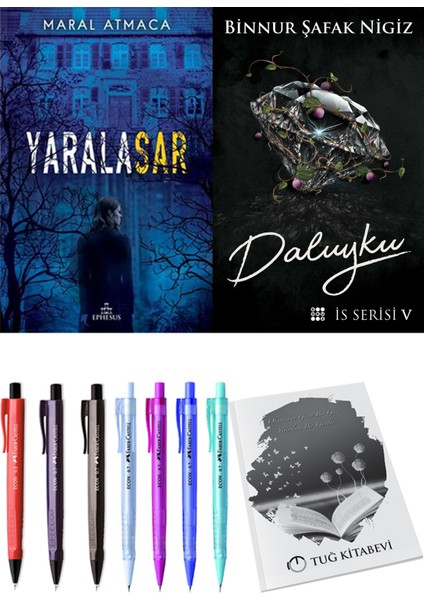 Is Serisi 5 Daluyku Binnur Şafak Nigiz ve Ephesus Yayınları Yaralasar 1 Maral Atmaca 2li Set