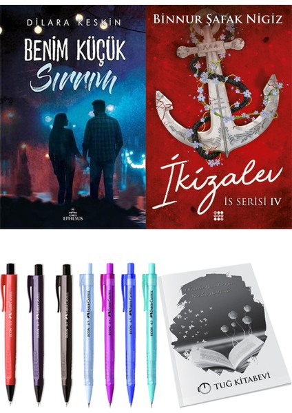 Is Serisi 4 Ikizalev Binnur Şafak Nigiz ve Ephesus Yayınları Benim Küçük Sırrım 1 Dilara Keskin 2li Set