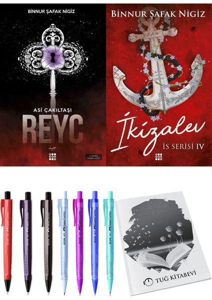 Is Serisi 4 Ikizalev Binnur Şafak Nigiz ve Dokuz Yayınları Asi Çakıltaşı 2 Reyc Binnur Şafak Nigiz 2li Set