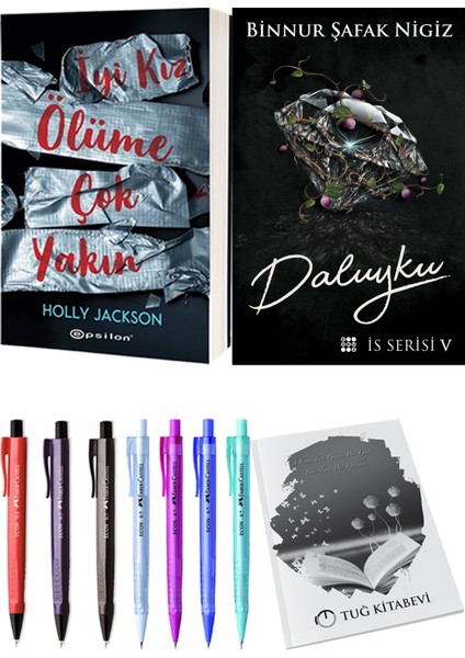 Is Serisi 5 Daluyku Binnur Şafak Nigiz ve Epsilon Yayınevi Iyi Kız Ölüme Çok Yakın Holly Jackson 2li Set