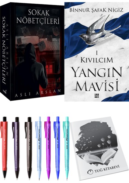 Yangın Mavisi 1 Kıvılcım Binnur Şafak Nigiz ve Sokak Nöbetçileri 1 Aslı Arslan 2li Set